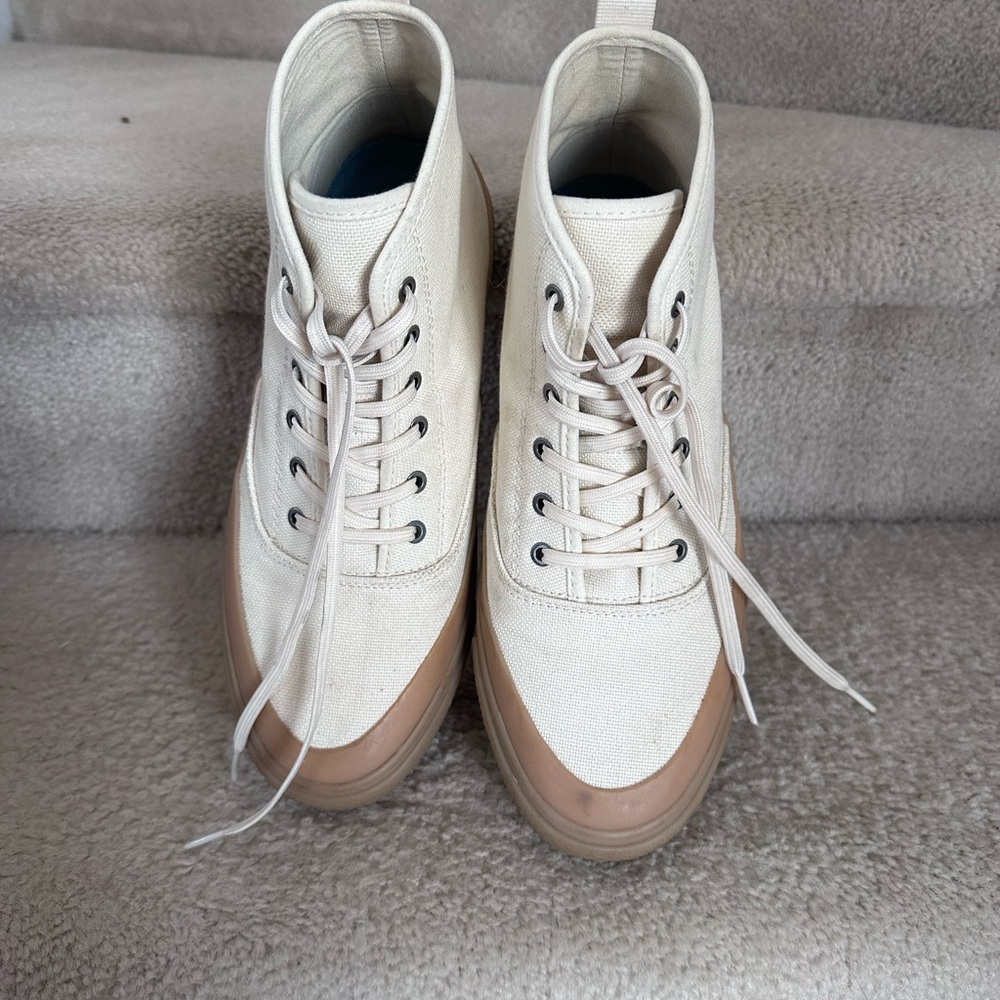 SeaVees Mammoth Boot High-Top Sneakers in water-resistant cotton canvas